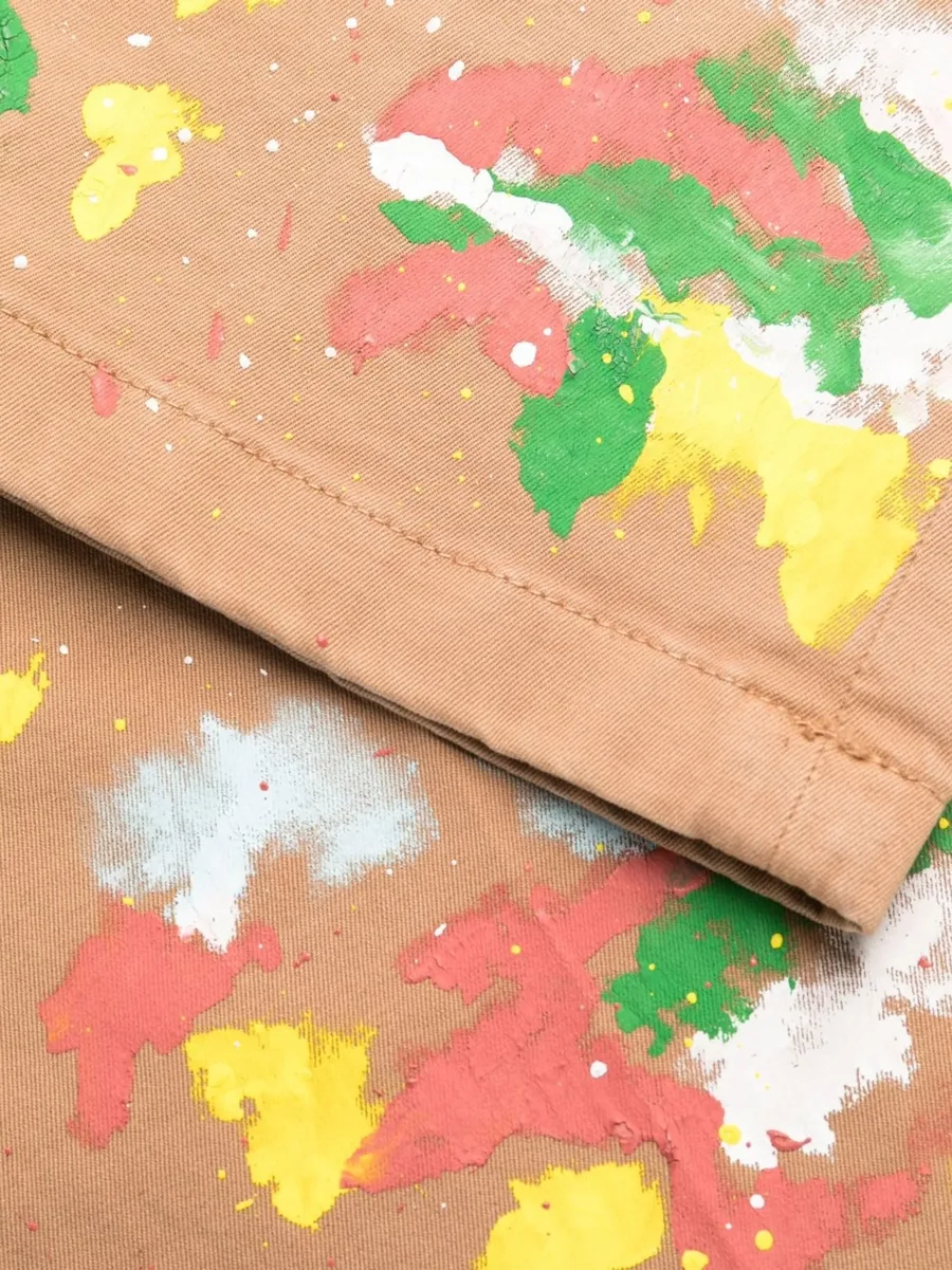 paint-splatter effect chinos 13