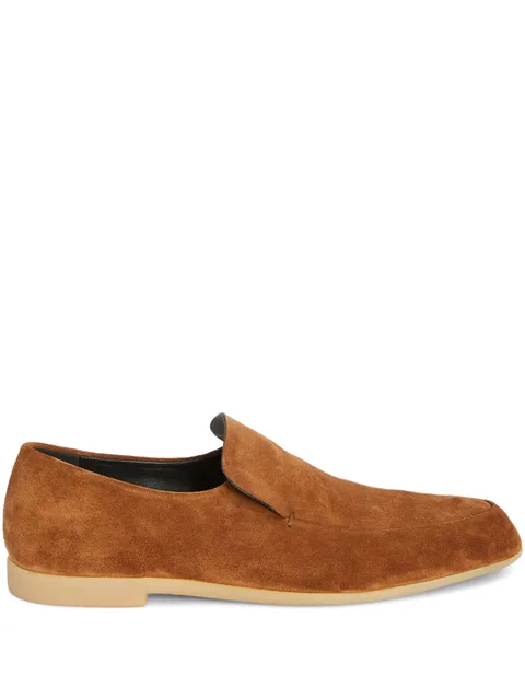 suede loafers