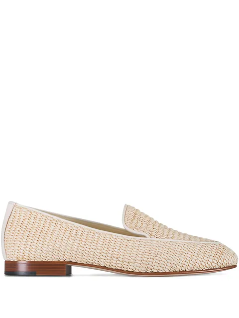 Pitakara raffia loafers