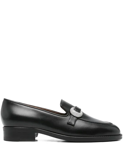 leather loafers