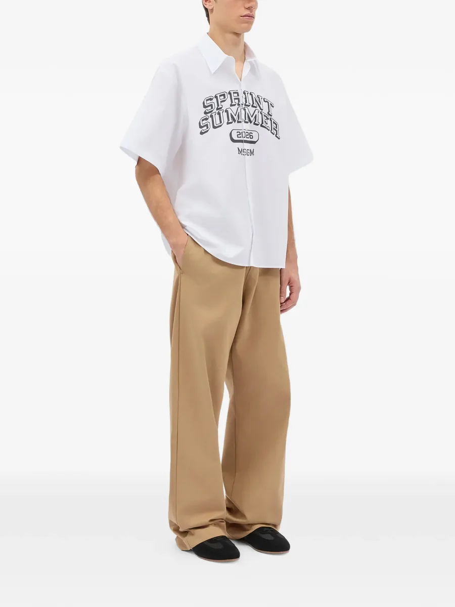 elasticated-waist trousers 6