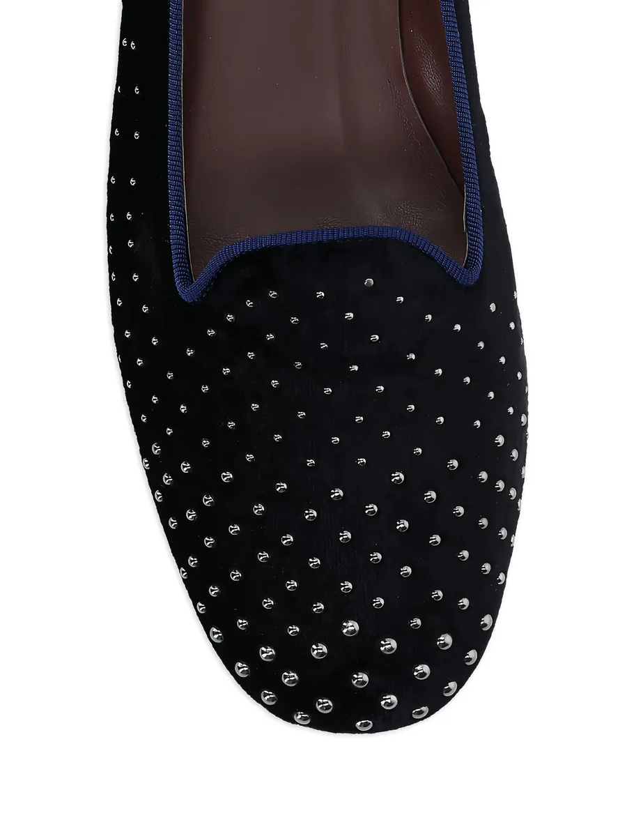 studded velvet loafers 8