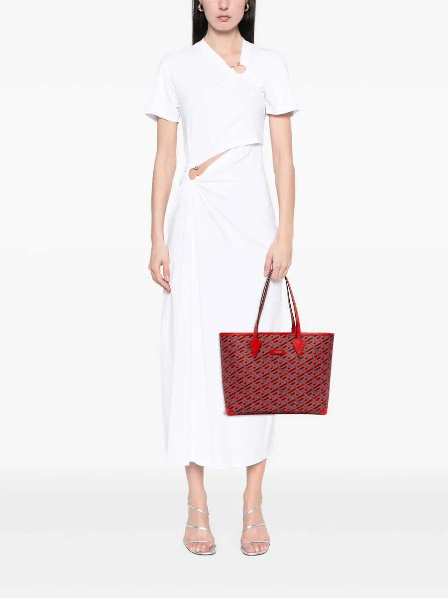 2021-2025 Coated Canvas La Greca tote bag 3