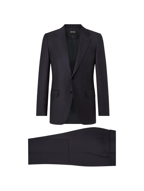 navy blue Trofeo Selection wool suit
