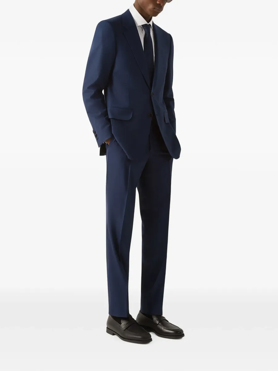 navy-blue Trofeo 120mila wool suit 2
