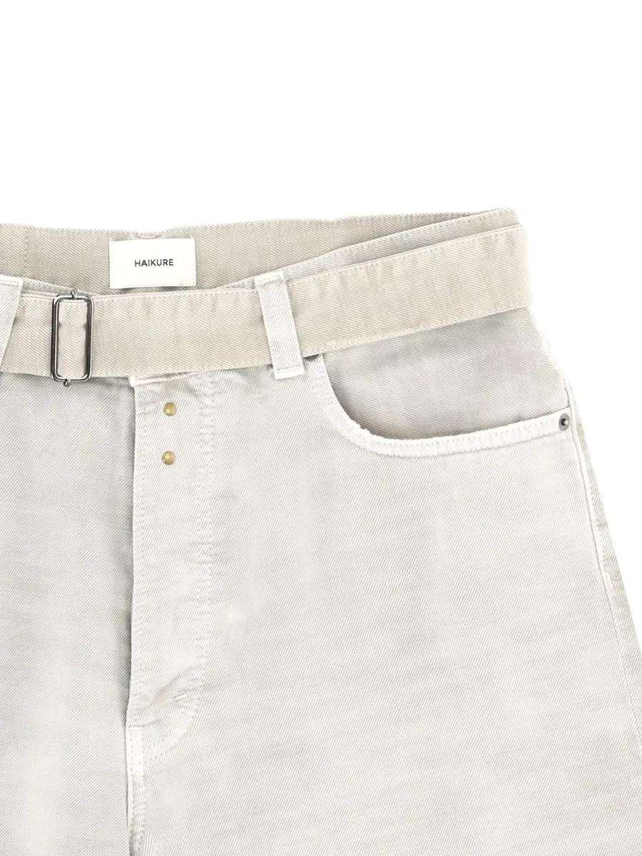 belted denim shorts 3