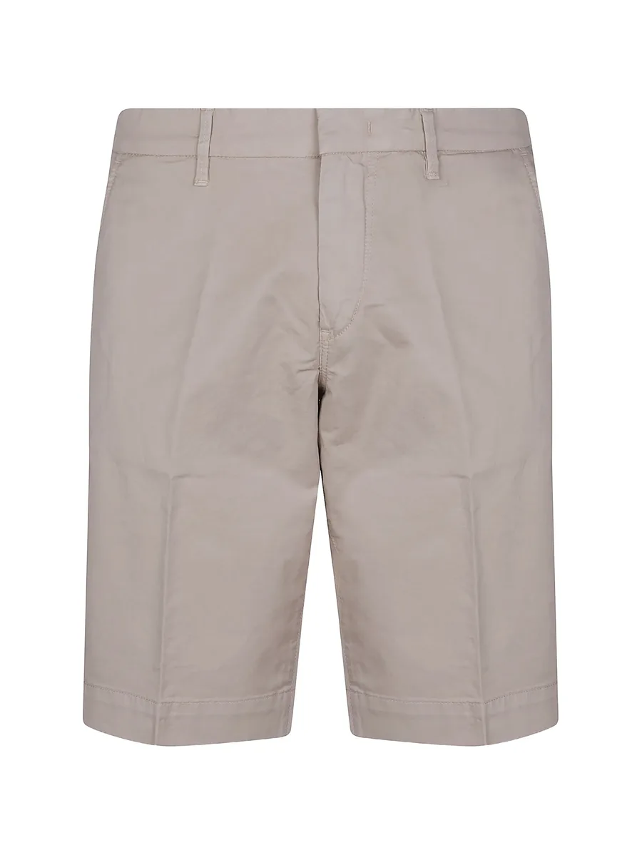 logo-patch chino shorts 1