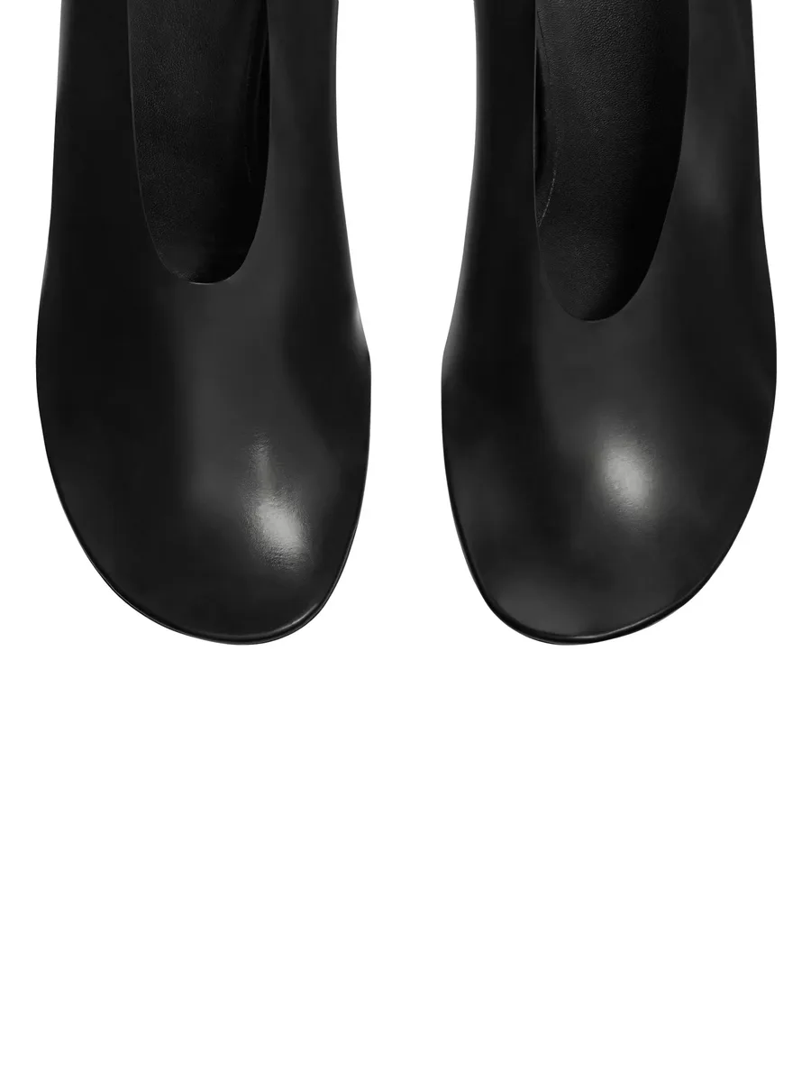 100mm translucent pumps 8