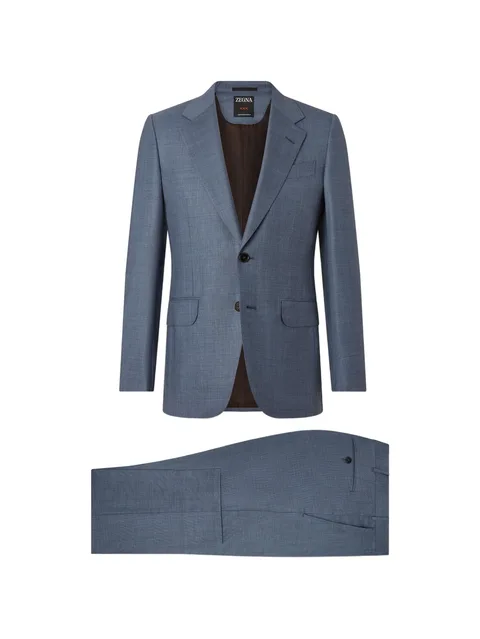 light blue Trofeo 120mila wool suit
