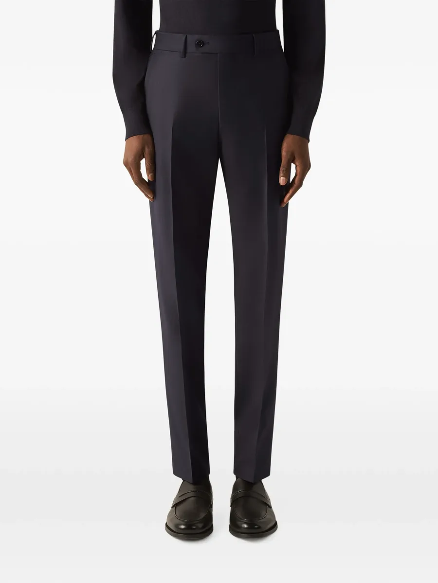 navy blue Trofeo Selection wool suit 4