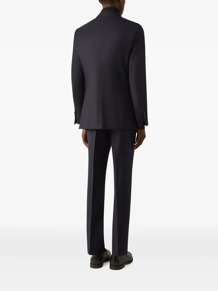 navy blue Trofeo Selection wool suit 3