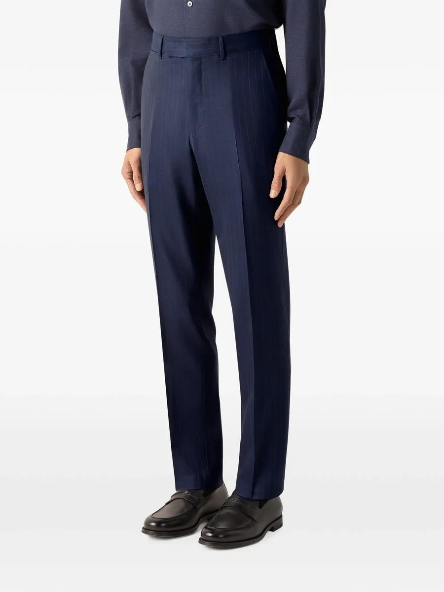 navy-blue Trofeo 120mila wool suit 4