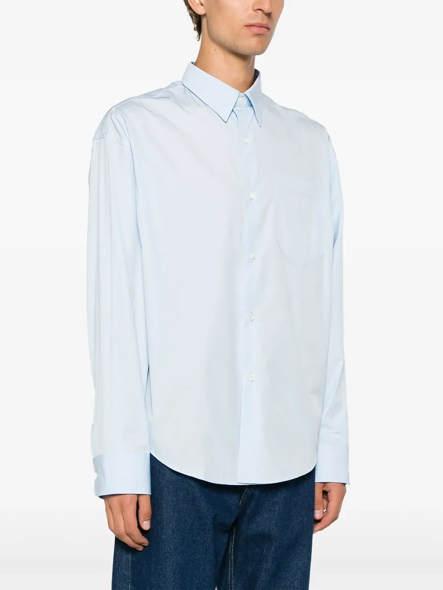 Ami de Coeur-embroidered cotton shirt 3