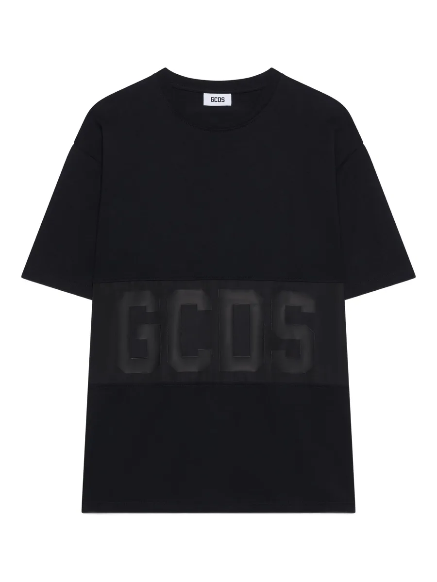 logo-tape T-shirt 1