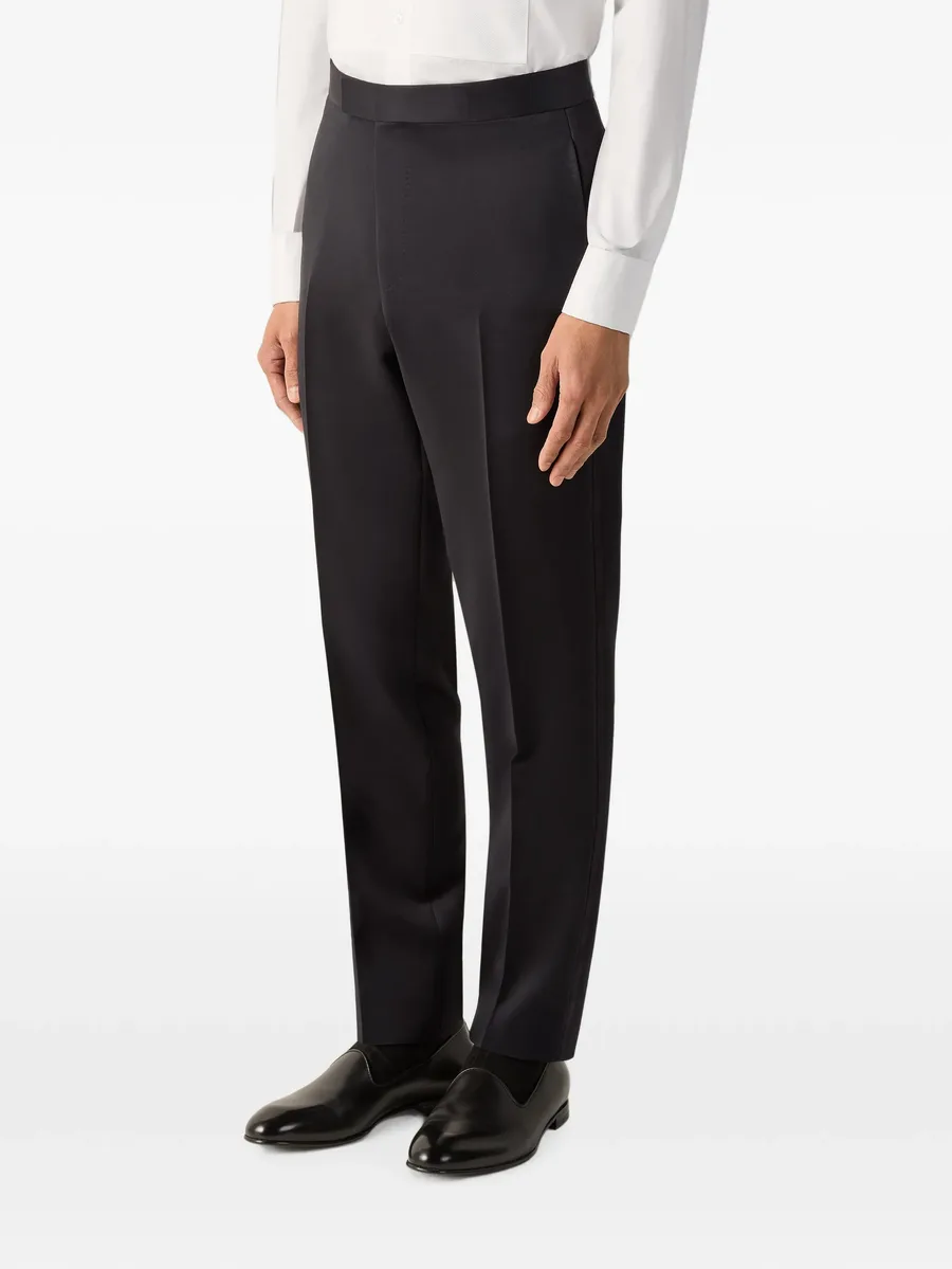 black Trofeo 120mila wool and mohair evening suit 4