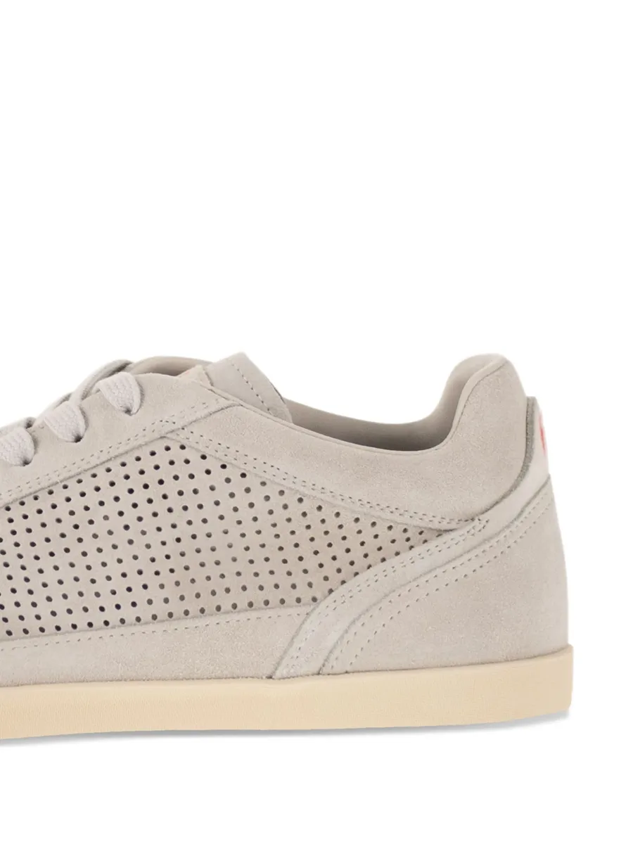 perforated-detail lace-up fastening sneakers 14