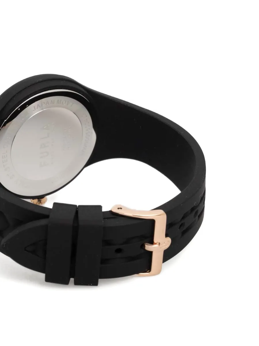 Black Patterned 34mm watch 5