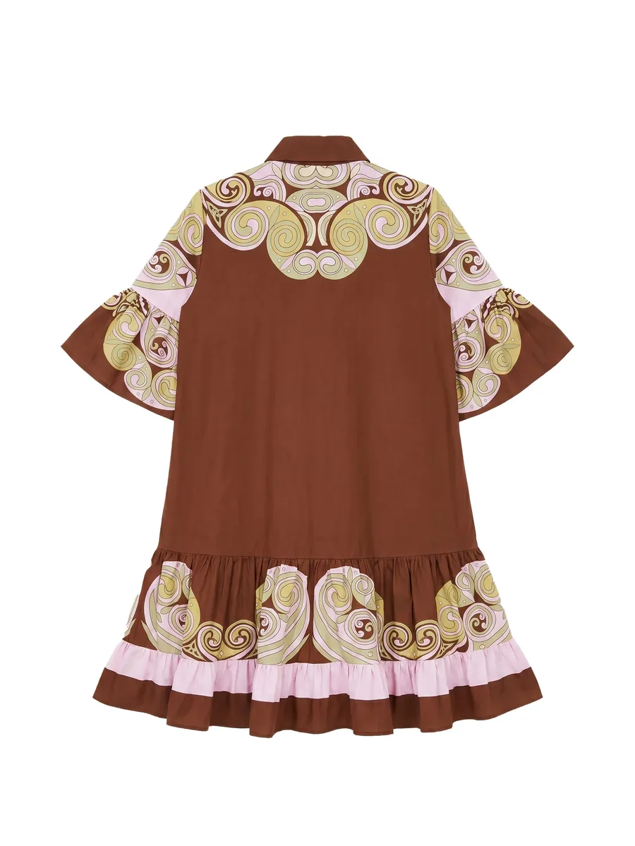 Choux ruffled-trim dress 2
