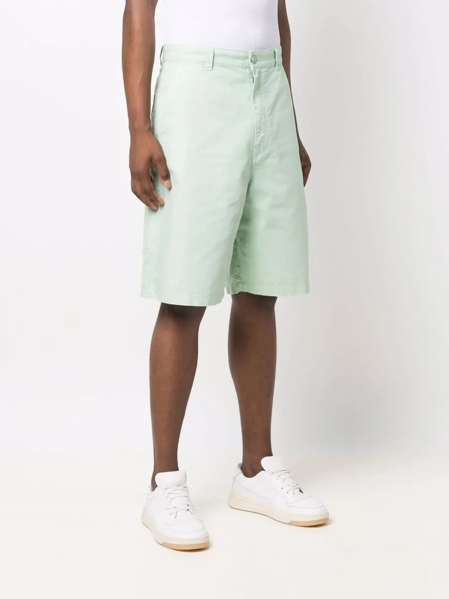 wide-leg loop-strap Bermuda shorts 5