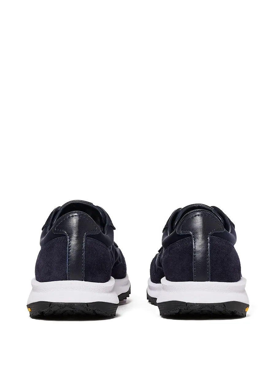 lace-up suede trainers 6