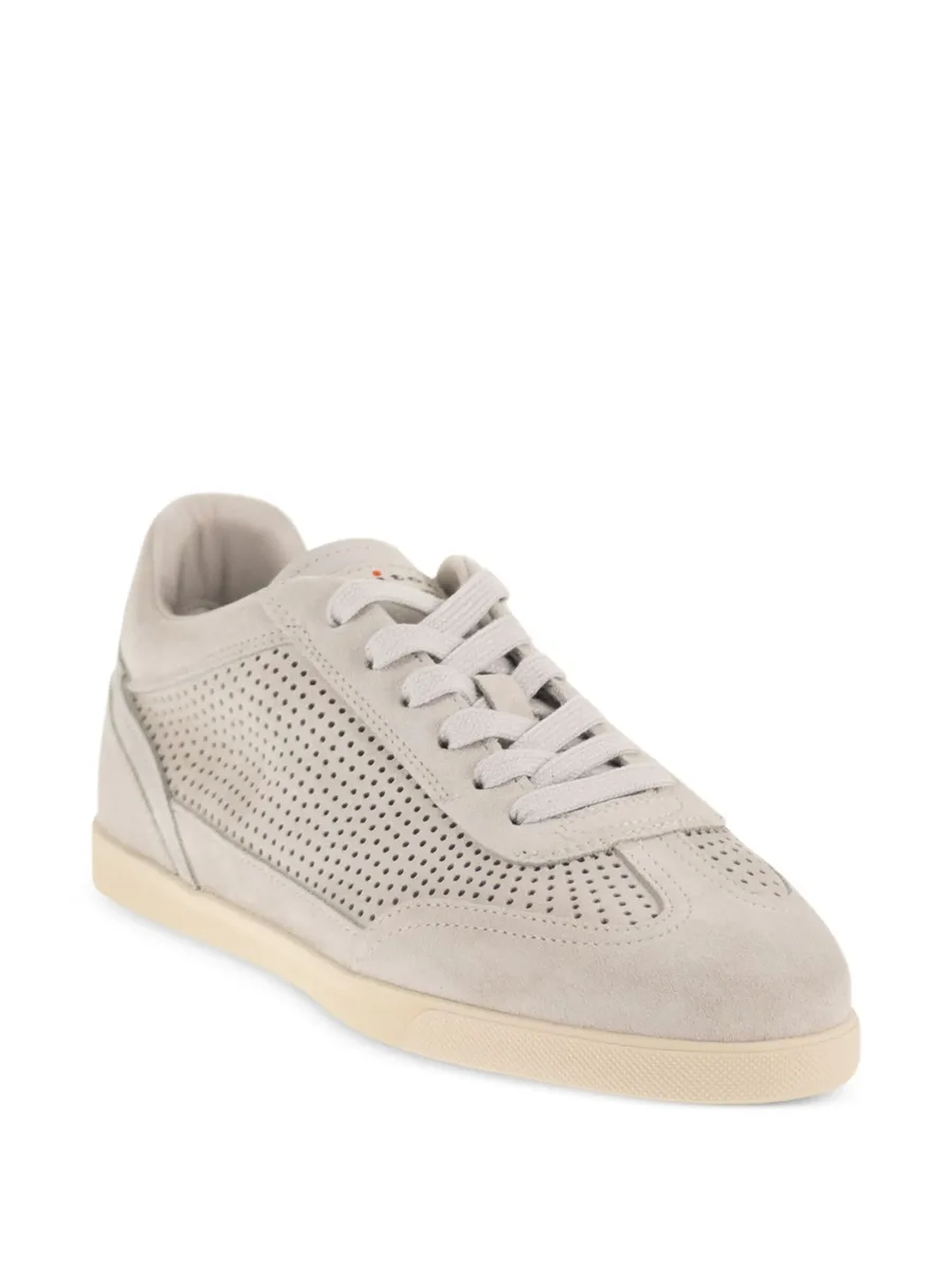 perforated-detail lace-up fastening sneakers 3