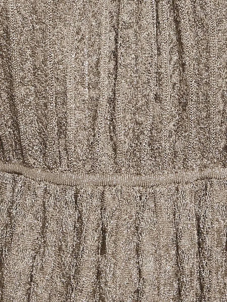 metallic-effect knitted top 6