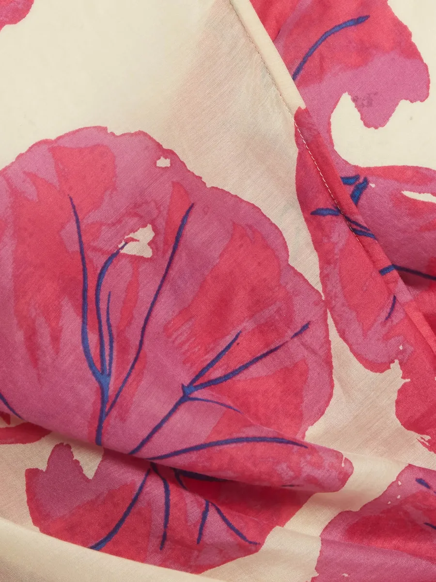 Hailey floral-print wrap blouse 4