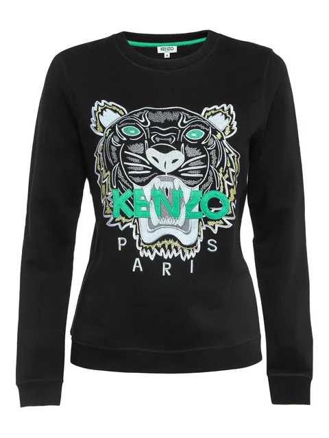 logo-embroidered sweatshirt