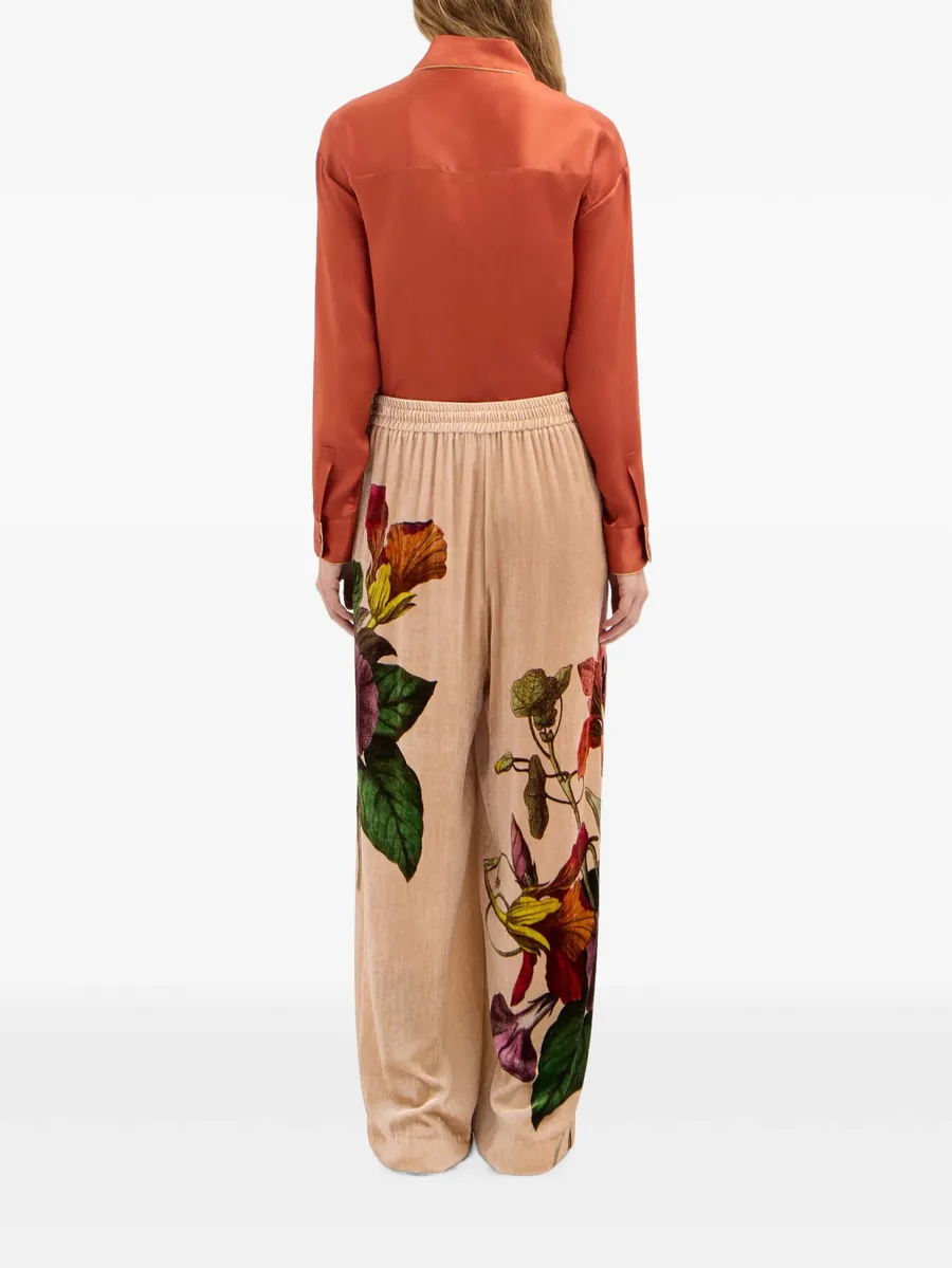 Kandox floral-print trousers 4