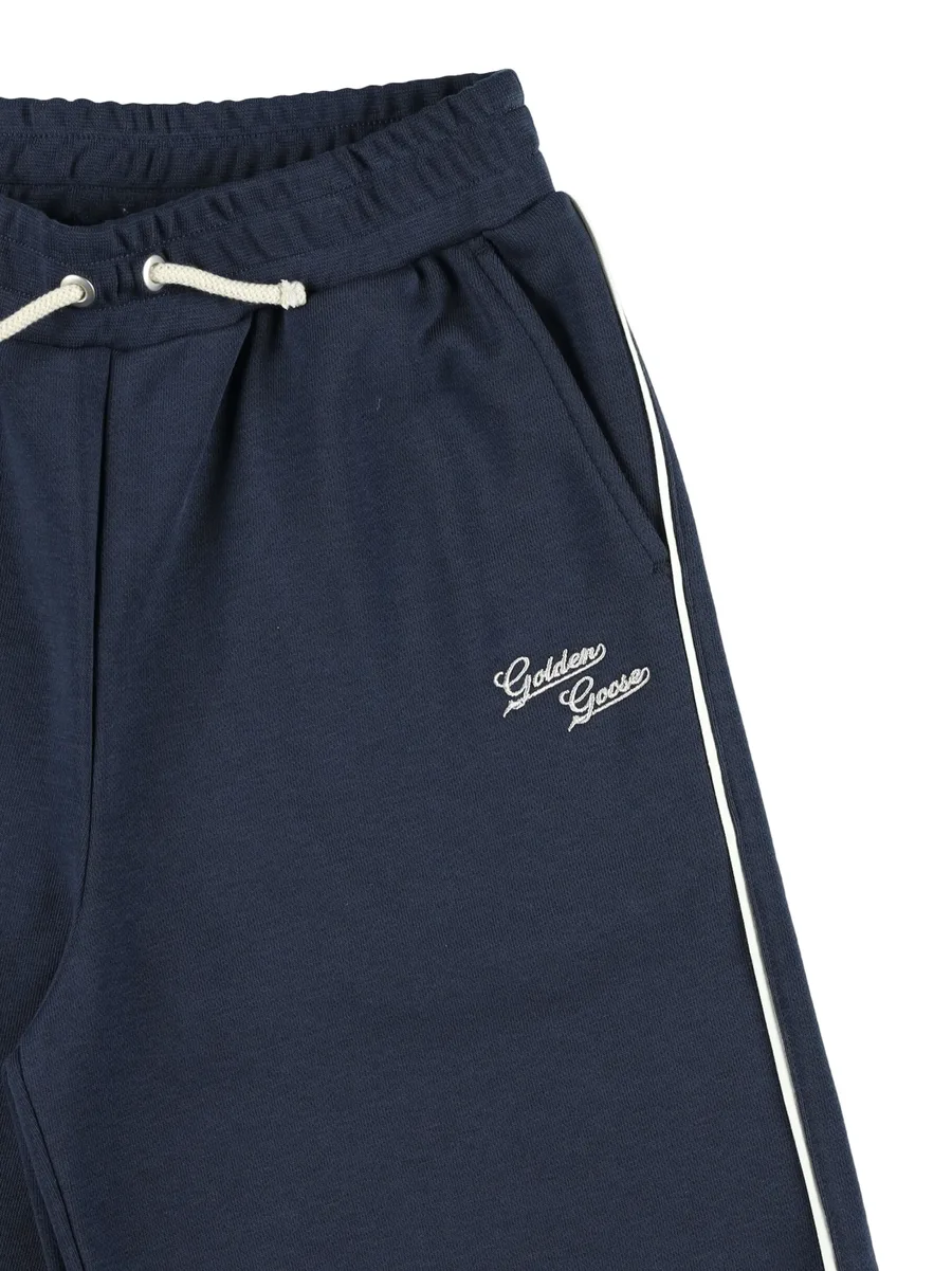 logo-embroidered side-stripe shorts 3