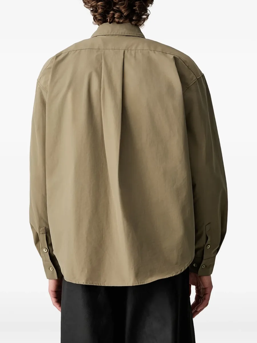 Light logo-embroidered shirt 5