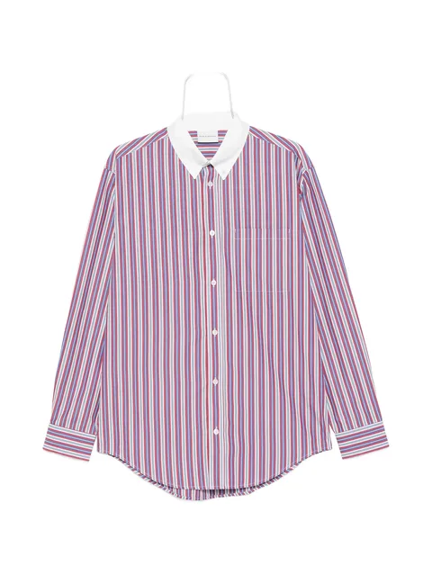 striped long-sleeve shirt