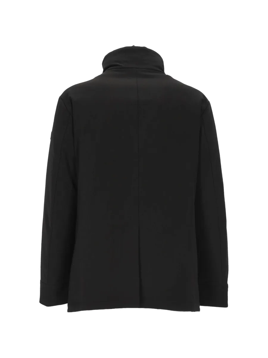 Militao Tj double-breasted high-neck coat 2