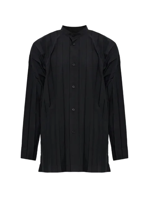 Edge pleated shirt