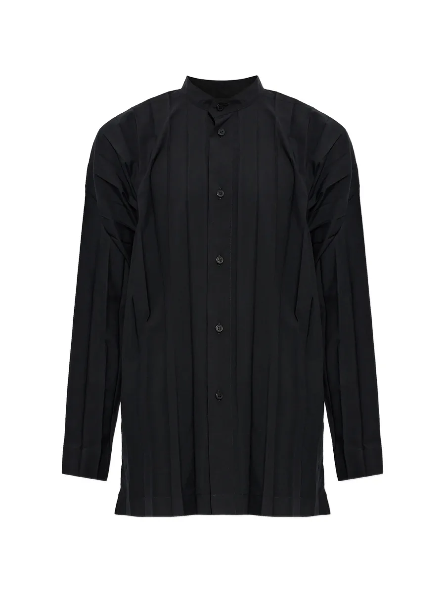 Edge pleated shirt 1