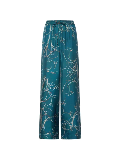 Aloe patterned trousers
