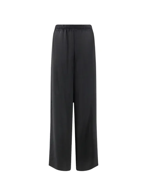 lace-trim palazzo pants