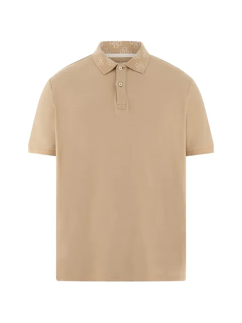 logo-collar polo shirt