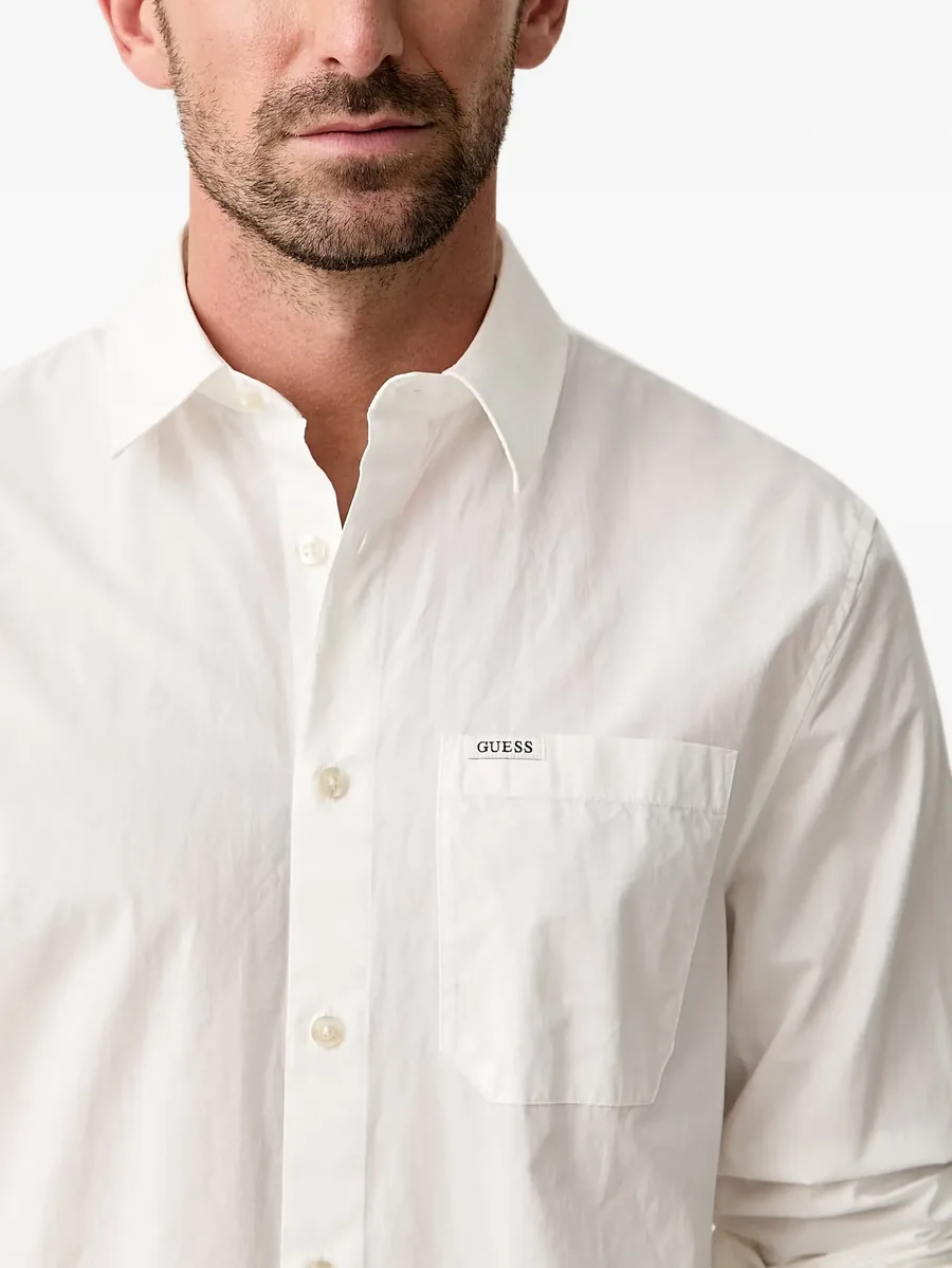 logo-patch chest-pocket shirt 4