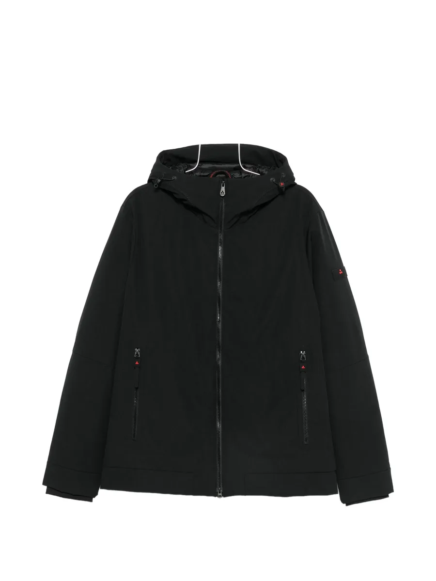 hooded zip-up coat 1