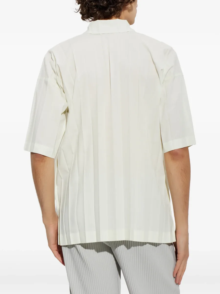 pleated short-sleeve shirt 4