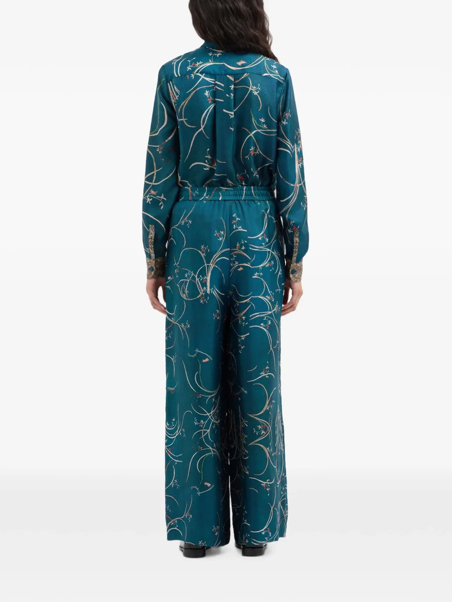 Aloe patterned trousers 4