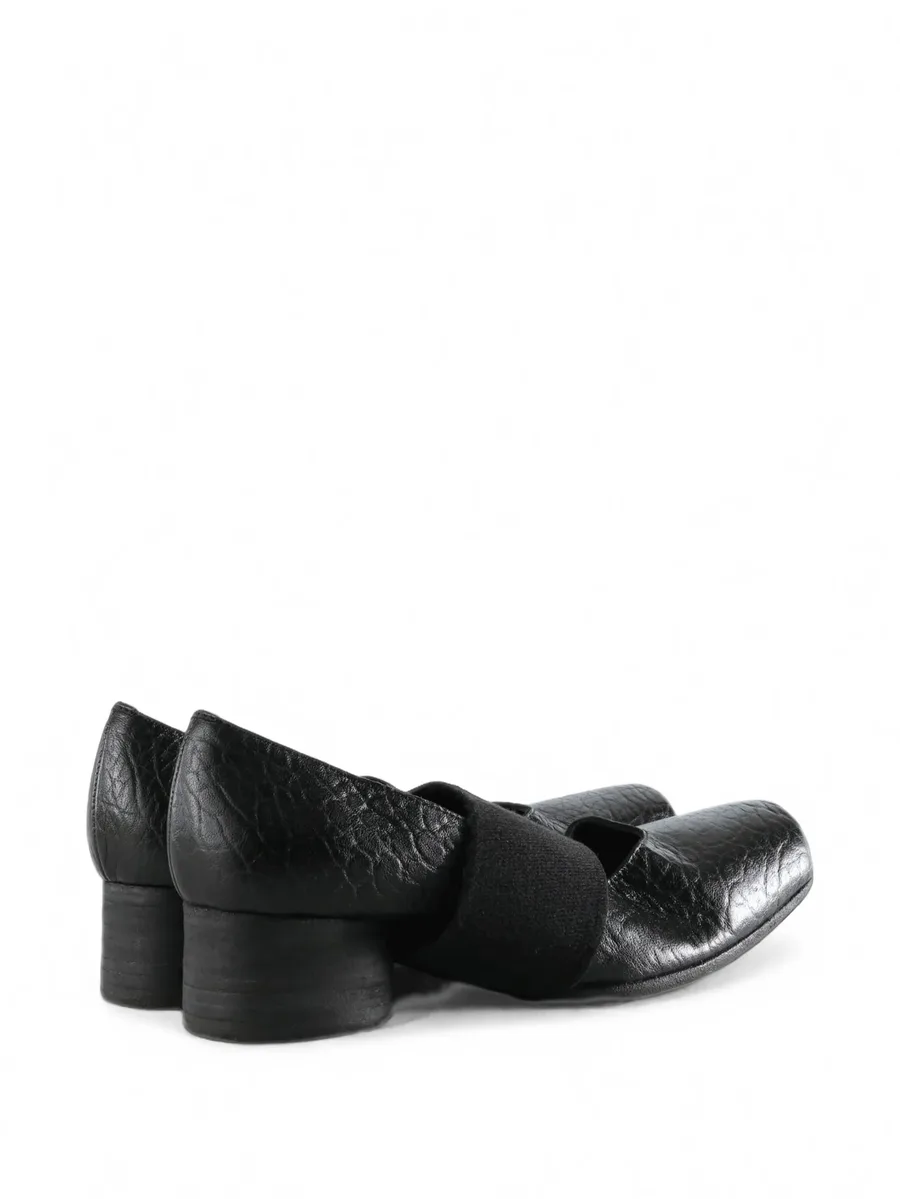 crinkled-effect block-heel ballet pumps 3
