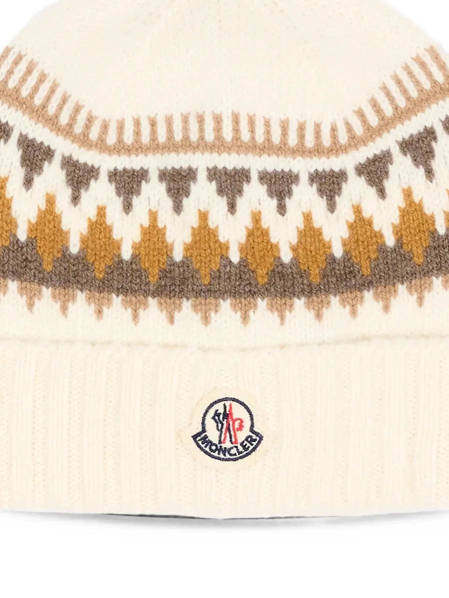 Fair Isle-knit beanie hat 3