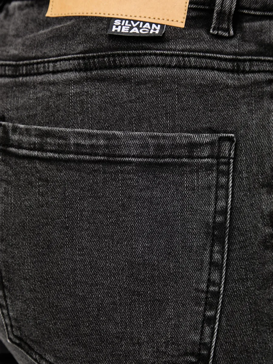 faded-effect flared jeans 4