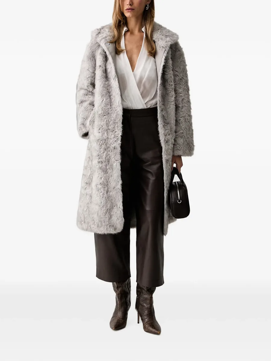 faux-fur belted coat 2