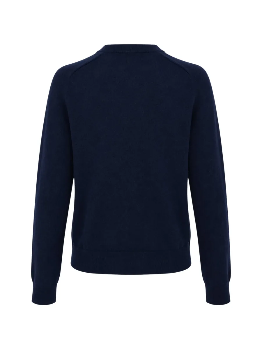 pearl-brooch wool cardigan 2