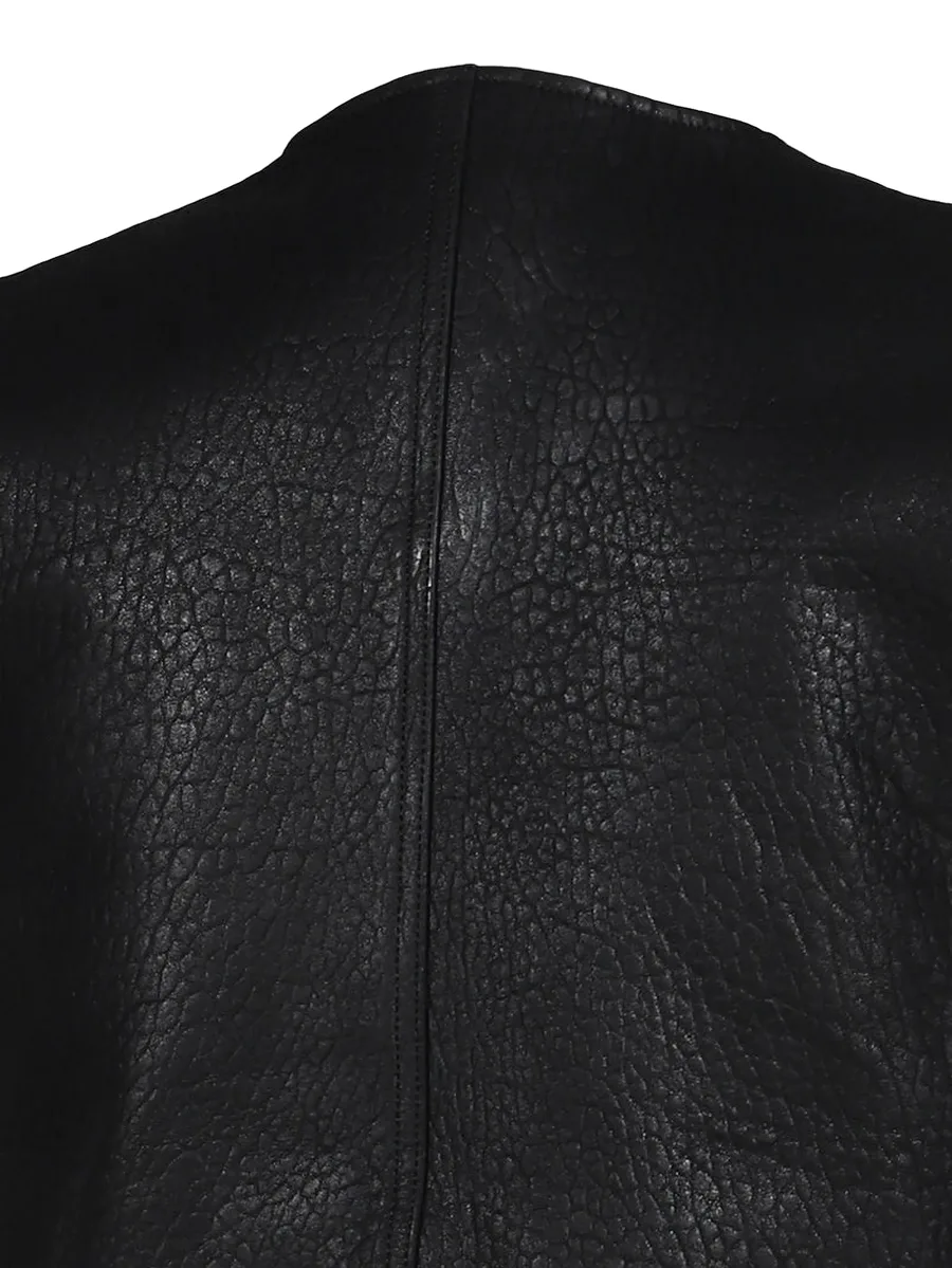 zip-up leather vest 7