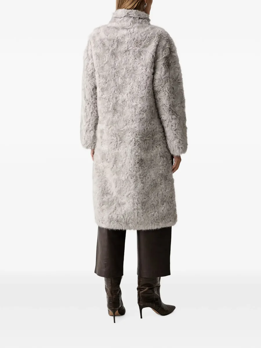 faux-fur belted coat 3