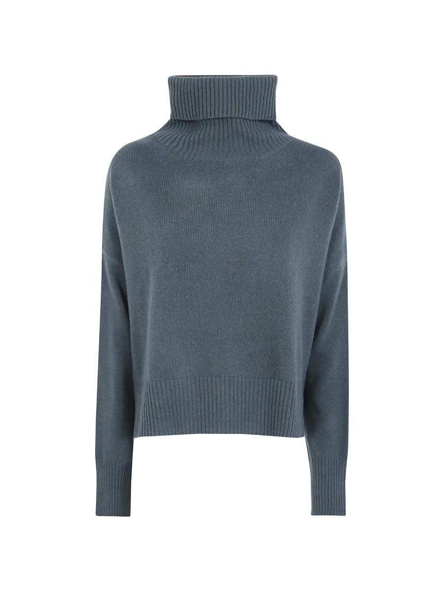 roll-neck knitted sweater 1
